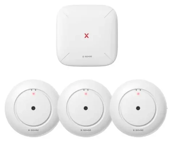 X- Sense SWS54 / Senzor úniku vody / základňová stanica + 3x senzor / Wi-Fi / dosah 500 m / IP66 (SWS54)