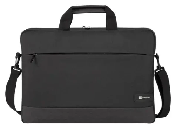 Natec Goa čierna / Taška na notebook / 15,6" / polyester / ramenný popruh (NTO-2055)