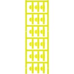 Weidmüller 1813260000 SFC 0/30 NEUTRAL GE ochranný štítok Druh montáže: prichytenie sponami Potlačiteľná plocha: 4.10 x 30 mm žltá Počet markerov: 150 150 ks; 1813260000