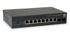 LevelOne GEP-1051 / Switch / 8x Gigabit PoE+ (70 W) / 2x SFP / Web SMART / L2/L3/L4 Managed (GEP-1051)