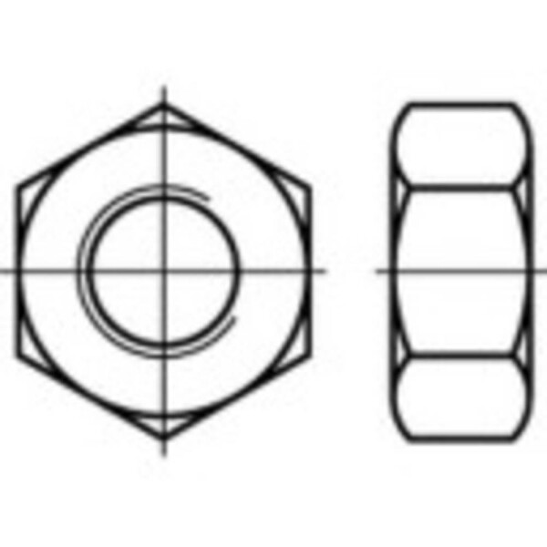 TOOLCRAFT TO-5448222 šesťhranné matice M8 DIN 555 100 ks; TO-5448222