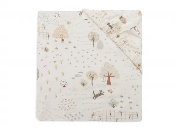 Jollein Prestieradlo napínacie 40/50 x 80/90 cm Tiny Park 1 ks (511-501-68102)