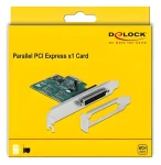 DeLock PCI Express x1 / Karta PCI Express / 1x paralelný Port / Low profile (90412)