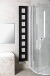 SAPHO - BLOCK vykurovacie teleso 280x1750 čierna matná IR182