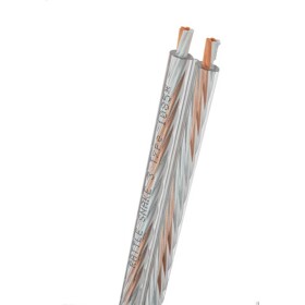 Oehlbach D1C353 kábel k reproduktoru 2 x 3 mm² priehľadná 1 ks; D1C353