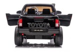 Mamido Detské elektrické autíčko Toyota Hilux 4x4 lakované čierne