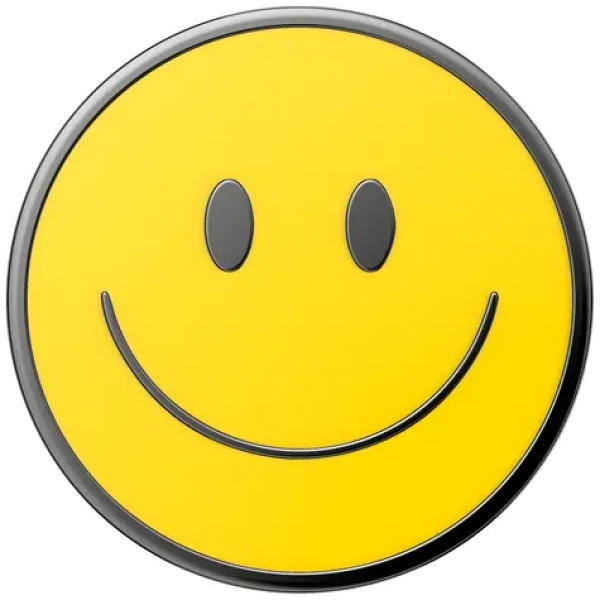 PopSockets PopTop Combo Enamel Be Happy žltá / Držiak telefónu / PopBase + PopTop + PopChain (810049)