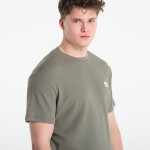 Tričko Calvin Klein Jeans Ss Waffle Woven Label Crewnk Tee Dusty Olive L