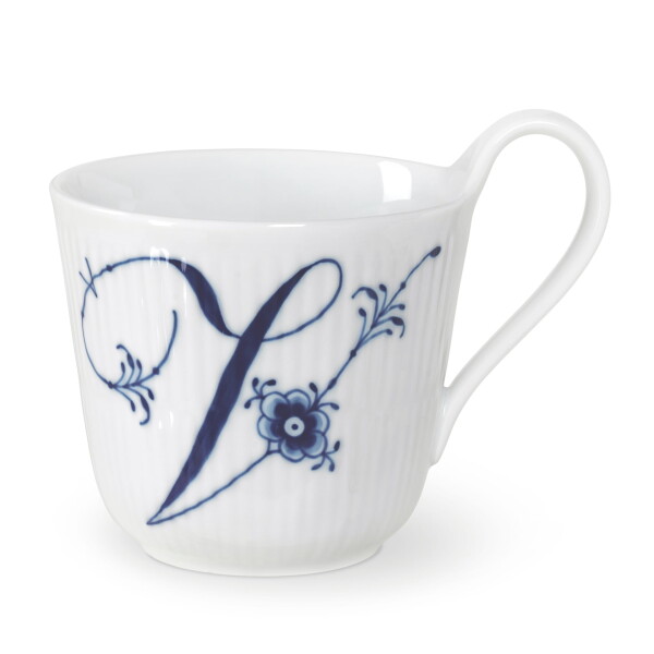 Royal Copenhagen Porcelánový hrnček Alphabet 330 ml – V