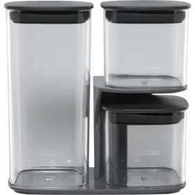 Joseph Joseph Podium (3ks) / 3dielna sada kuchynských dóz / plast / 1.3 amp; 0.5 amp; 0.5 L (81072-JJ)