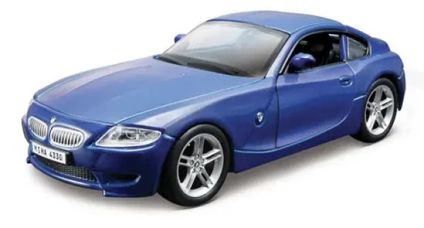 Bburago BMW Z4 M Coupe modrá metalíza 1:32