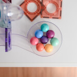 Connetix Connetix Tiles - Magnetická Stavebnica Pastelová Guličková Dráha 106 ks