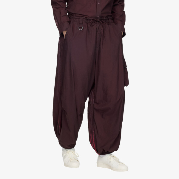 Kalhoty Y-3 Gradient 3 Stripes Nylon Cargo Pants UNISEX Night Red XS