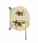 REA - Podomietková sprchová sada Lungo Diamond Gold+ BOX REA-P6964