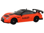 Mamido Športové autíčko na diaľkové ovládanie R/C 1:24 oranžové s vymeniteľnými kolesami