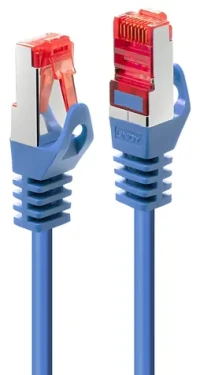 Lindy Cat6 S/FTP Basic modrá (47351) / Patch kábel / RJ-45 / 0,3 m / 250 MHz (47351)