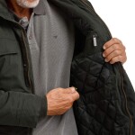 Bushman Pánska zateplená bunda Hayk, tmavozelená XL