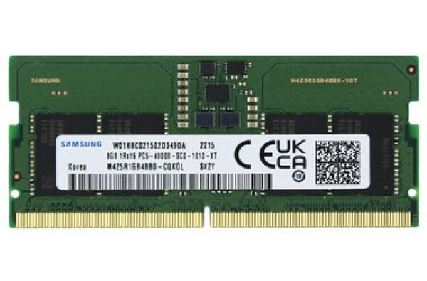 Samsung M425R1GB4BB0-CQK 8GB (1x8GB) 4800MHz/DDR5/CL40/1.1V/SO-DIMM/Non-ECC (M425R1GB4BB0-CQK)