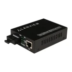 Lanview Mediakonvertor SC/RJ45 / Mediakonvertor / 10/100/1000 Mbit/s / Multi-mode/Single-mode / dosah 20 km (LVN-MED-SC-1000BASE-X)