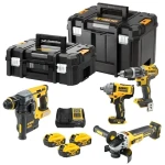 DeWalt DCK428P3T / Sada Aku náradia: DCD796 + DCH273 + DCG405 + DCF894 / 3x 18V 5.0Ah (DCK428P3T-QW)