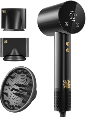 SkinVibe Libra AirLoom čierna / Sušič vlasov (SV-002BK)