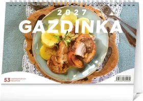 NOTIQUE Gazdinka 2027 / Stolný kalendár / 23,1 × 14,5 cm / slovenské kalendárium