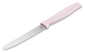 Boker Nôž na pečivo ružový / Kuchársky nôž / vlnkované ostrie / celková dĺžka 21 cm (03BO012)