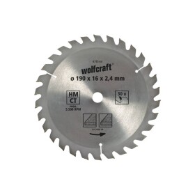 Wolfcraft 6731000 tvrdokovový pílový kotúč 140 x 12.75 mm Počet zubov (na palec): 18 1 ks; 6731000
