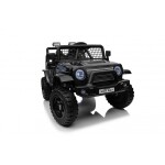Mamido Mamido Elektrické autíčko OFF ROAD EXTREME 4x4 čierne 24V | 200W | 50 kg | EVA | LED | 2,4 Ghz | ECO koža