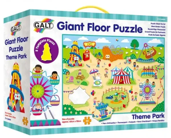 Galt Veľké podlahové puzzle - Zábavný park