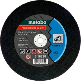Metabo 616338000 rezný kotúč rovný 350 mm 25.4 mm 10 ks; 616338000