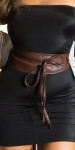 Sexy waist belt in leather look Einheitsgroesse