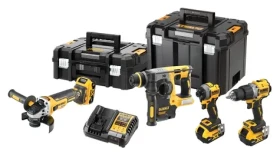 DeWalt DCK429P3T-QW / Sada aku náradia: DCD805 + DCG405 + DCH273 + DCF850 / 4X 18V / 3x 5,0 Ah (DCK429P3T-QW)