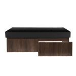 Kúpeľňová skrinka s umývadlom SAT Evolution 118x30x44, 8 cm orech mat SATEVO120NAU2B SATEVO120NAU2B