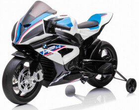 Mamido Detská elektrická motorka BMW HP4 Race biela