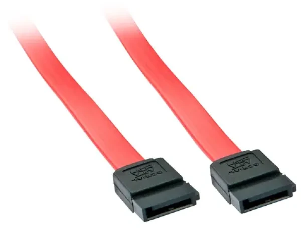 Lindy SATA 7-pin - SATA 7-pin červená / Kábel / SATA III / SAS kompatibilný / 0,2 m (33323)