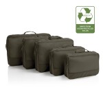 Cestovne organizery Heys Ecotex Packing Cube 5 Pc Set Green Moss