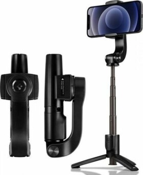 Spigen Gimbal Selfie Stick S610W Tripod selfie tyč čierna / 3v1 (AMP01862)