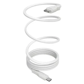 Puro Magnetic biela / Magnetický kábel / USB-C - USB-C / 60 W / USB 3.2 20 Gbps / 1 m