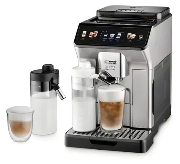 DeLonghi Eletta Explore ECAM 450.55.S strieborná / Automatický kávovar / 1450 W / 19 bar / 1,8 l (0132217070)
