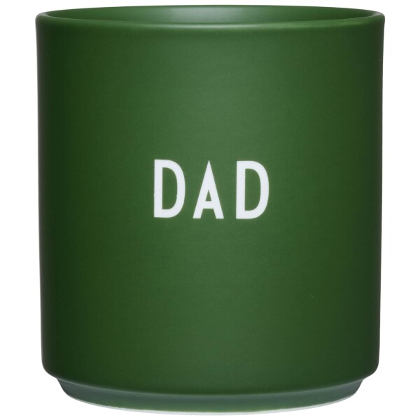 DESIGN LETTERS Porcelánový hrnček Dad Green 300 ml