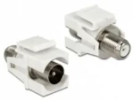 DeLock Keystone modul IEC samec gt; F samica (86335)