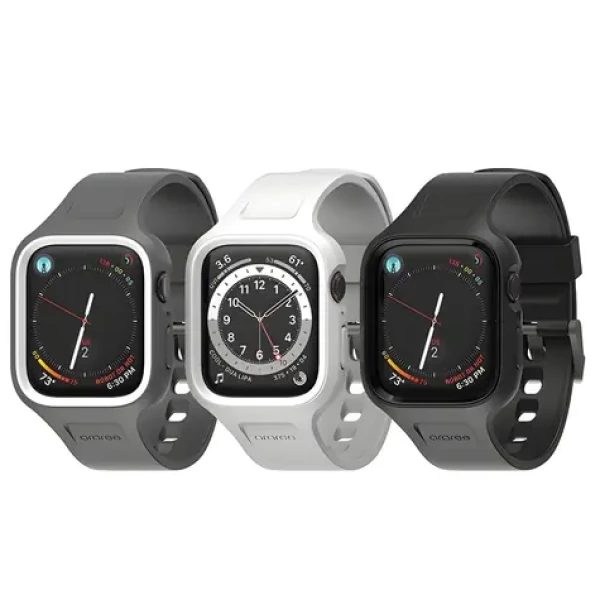 Araree Duple Pro čierna / Ochranný kryt s remienkom / Apple Watch 40/41 mm (AR70-01867A)