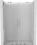 MEXEN/S - Velar Duo posuvné sprchové dvere 150, dekor, chróm 871-150-000-32-01
