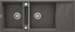 DEANTE DEANTE - Magnetic anthracite metallic granitový drez 2-bowl ZRM_T213