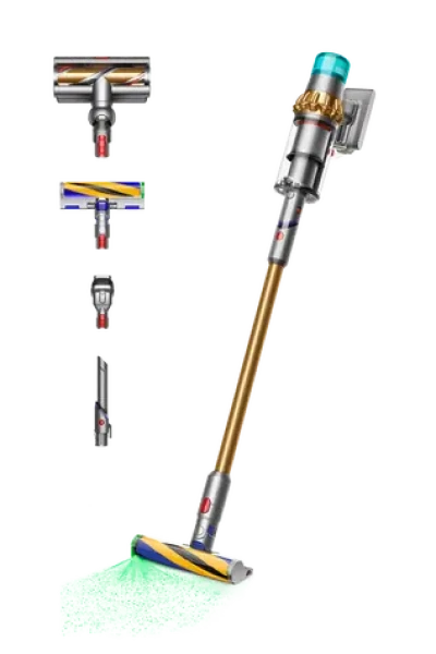Dyson V15 Detect Absolute Gold / Tyčový vysávač / aku / 270W / 0.76 l / 60 min (446986-01)