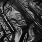 Čierna ľahká dámska zimná metalická bunda (721art) odstíny černé M (38)