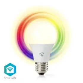Nedis SmartLife Plnofarebná Žiarovka / Wi-Fi / E27 / 806 lm / 9 W / RGB / Android iOS (WIFILRC10E27)