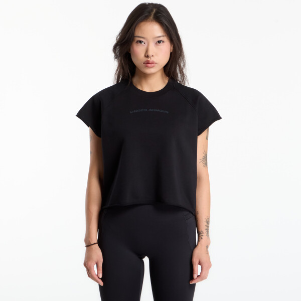 Tričko Under Armour Icon Wm Cut Off Ss Ultimate Black M