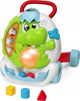 Chicco Chodítko Dino / Detské chodítko / viacfarebné / 2x AA (00011293000000)